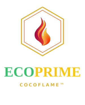 ECOPRIME CocoFlame™ — coconut charcoal firestarter brand logo
